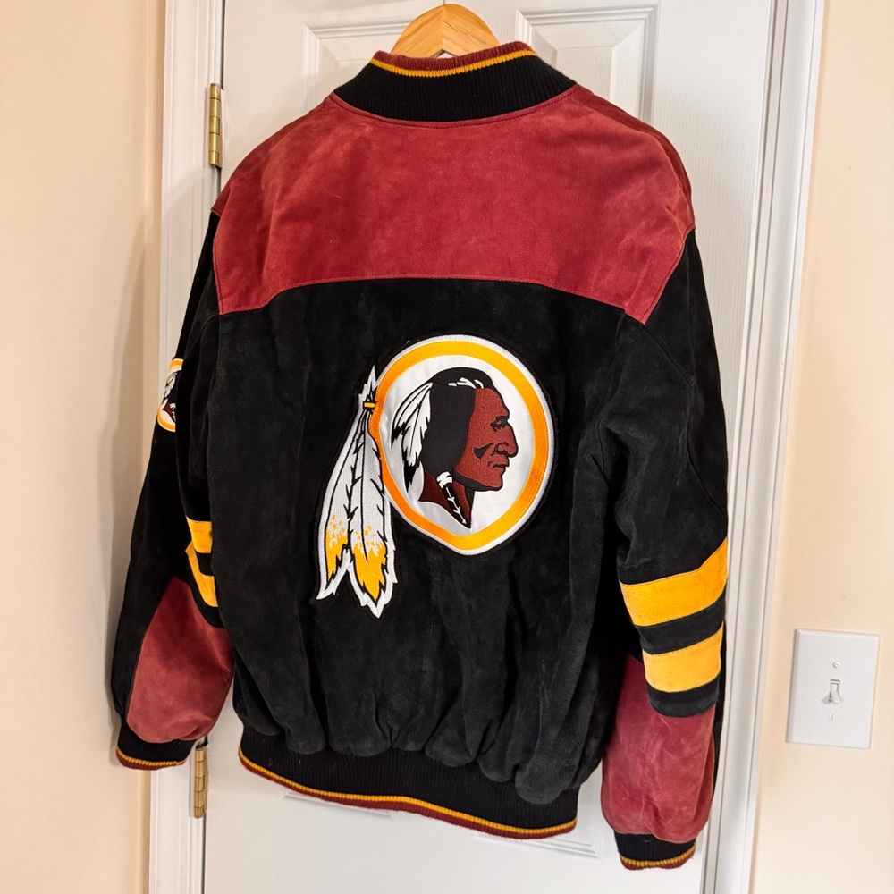 Washington Redskins Leather Vintage Medium NFL G-III NFL Bomber - Picture 2 of 16